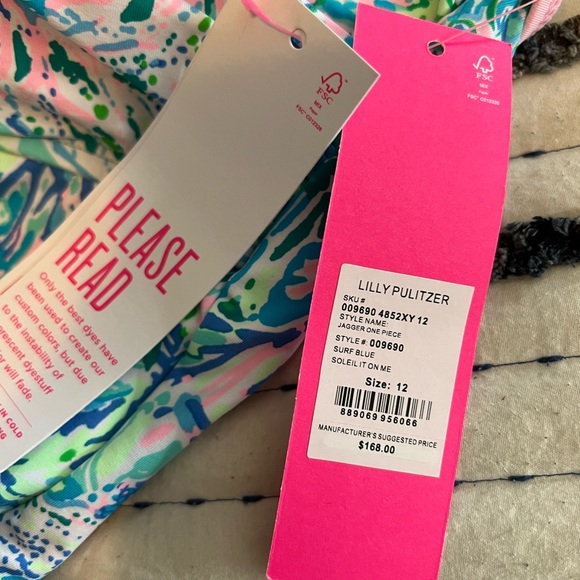 New with tags Lilly Pulitzer Jagger one piece swim suit - Picture 2 of 6